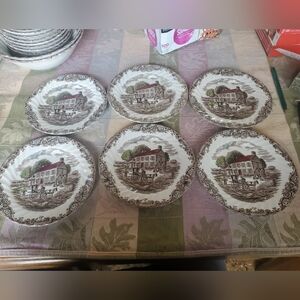 Johnson Brothers Heritage Hall 4411 Butter Plates 6.75" Lot 6